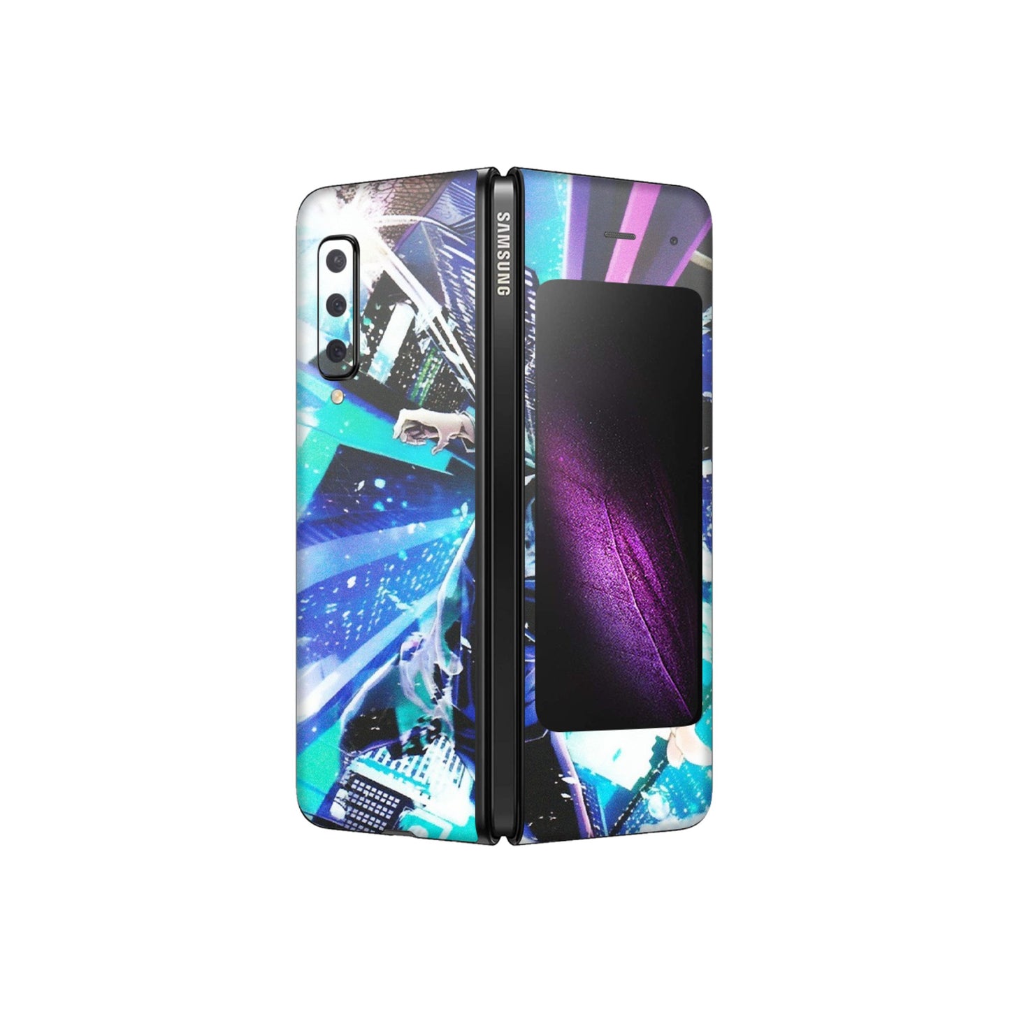 Samsung M/F/Note/Flip and C Phone Skins (All Models) - Manga Action Jujustu Kaisen Anime - Matte Finish (M-155) Samsung Galaxy Fold