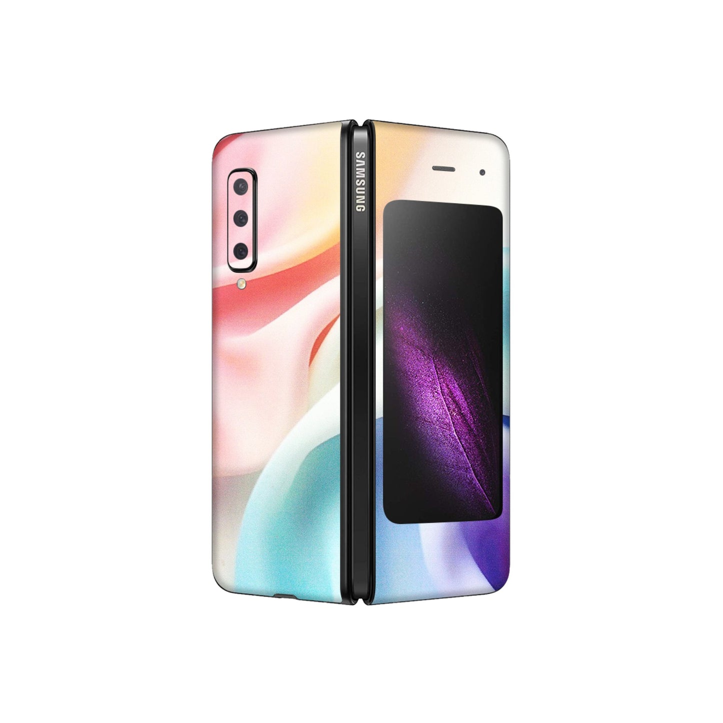 Samsung M/F/Note/Flip and C Phone Skins (All Models) - Colourful Silk Cloth - Matte Finish (M-165) Samsung Galaxy Fold
