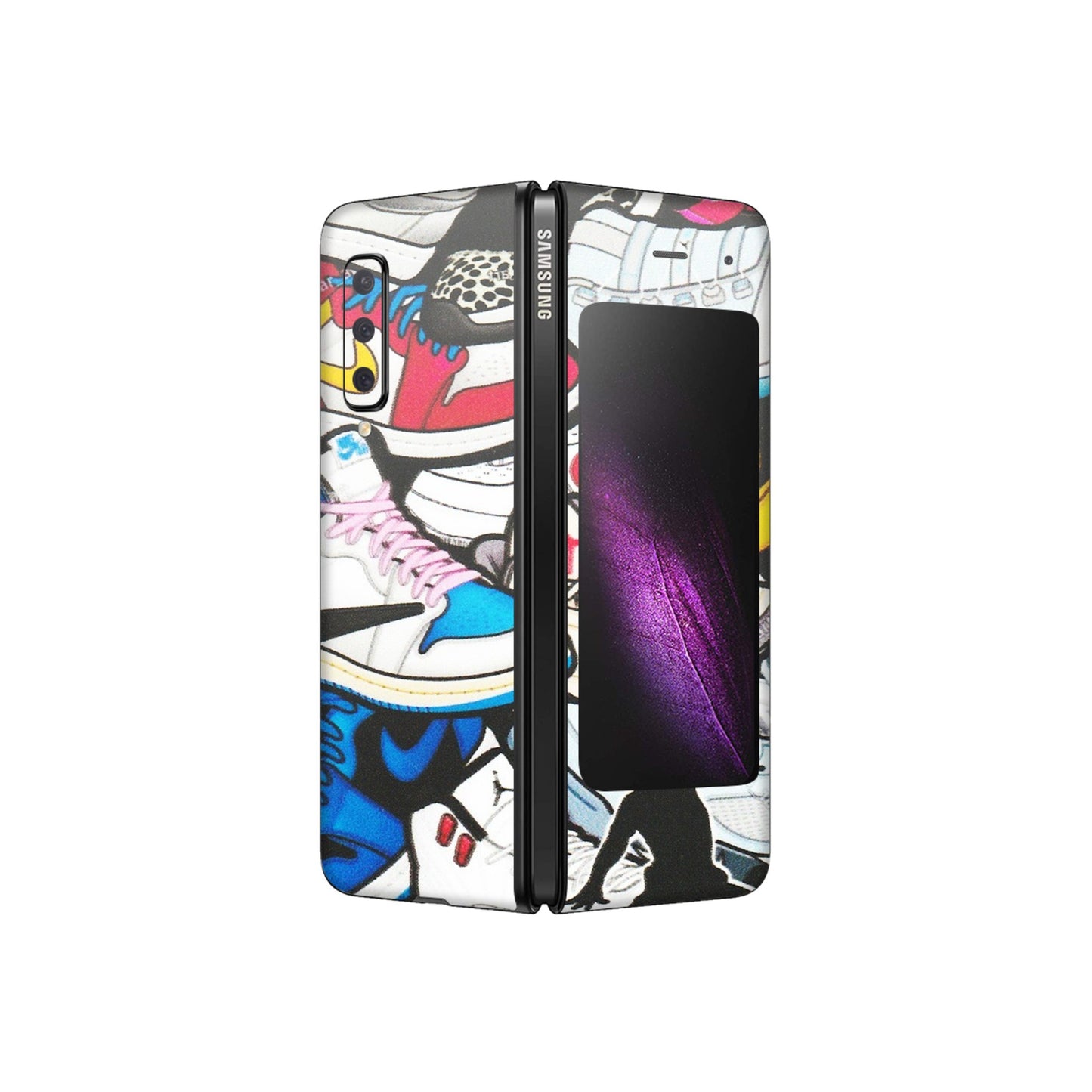 Samsung M/F/Note/Flip and C Phone Skins (All Models) - Jordan Sneakers Fan - Matte Finish (M-80) Samsung Galaxy Fold