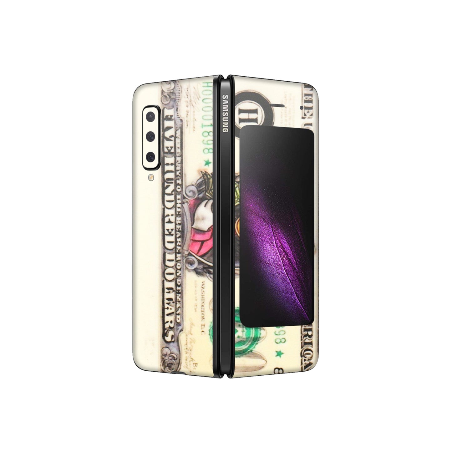 Samsung M/F/Note/Flip and C Phone Skins (All Models) - Five Hundred Dollar Duck - Transparent Finish (T-15) Samsung Galaxy Fold