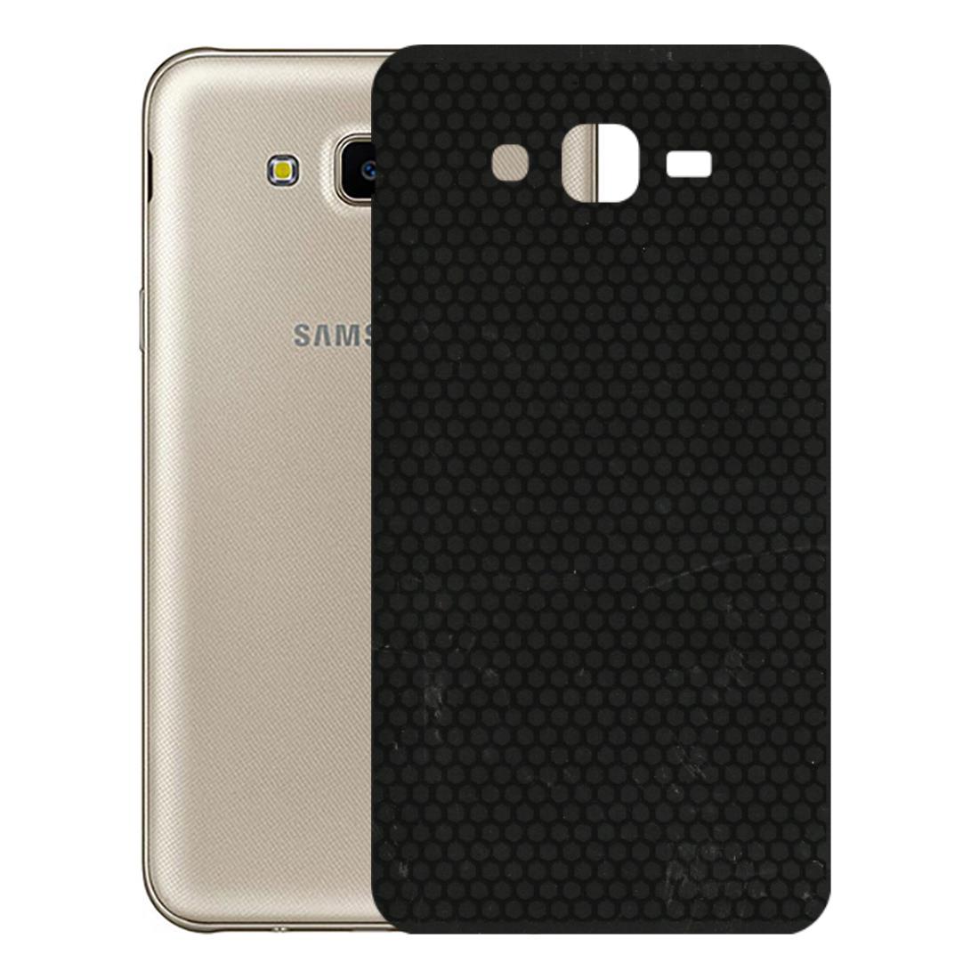 Samsung M/F/Note/Flip and C Phone Skins (All Models) - Black honeycomb - 3D Embossed Finish (L-114) Samsung Galaxy J7 Next