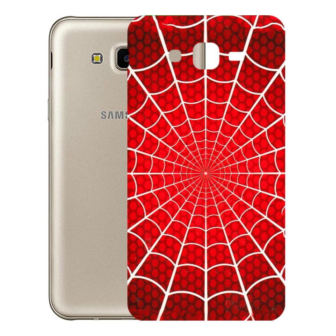 Samsung M/F/Note/Flip and C Phone Skins (All Models) - Classic Spidey Web - 3D Embossed Finish (L-115) Samsung Galaxy J7 Next