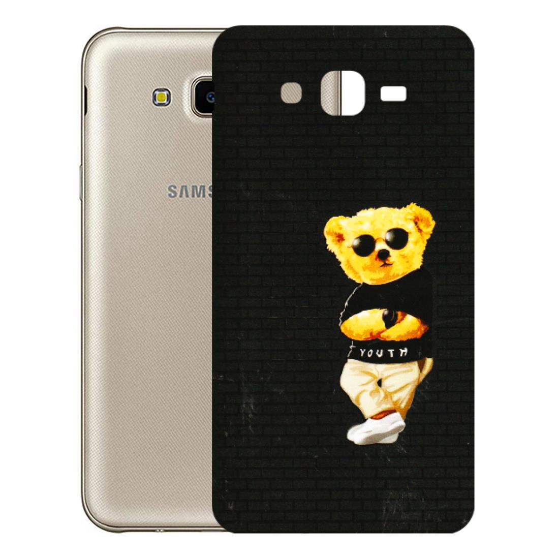Samsung M/F/Note/Flip and C Phone Skins (All Models) - Classy Teddy Bear - 3D Embossed Finish (L-116) Samsung Galaxy J7 Next