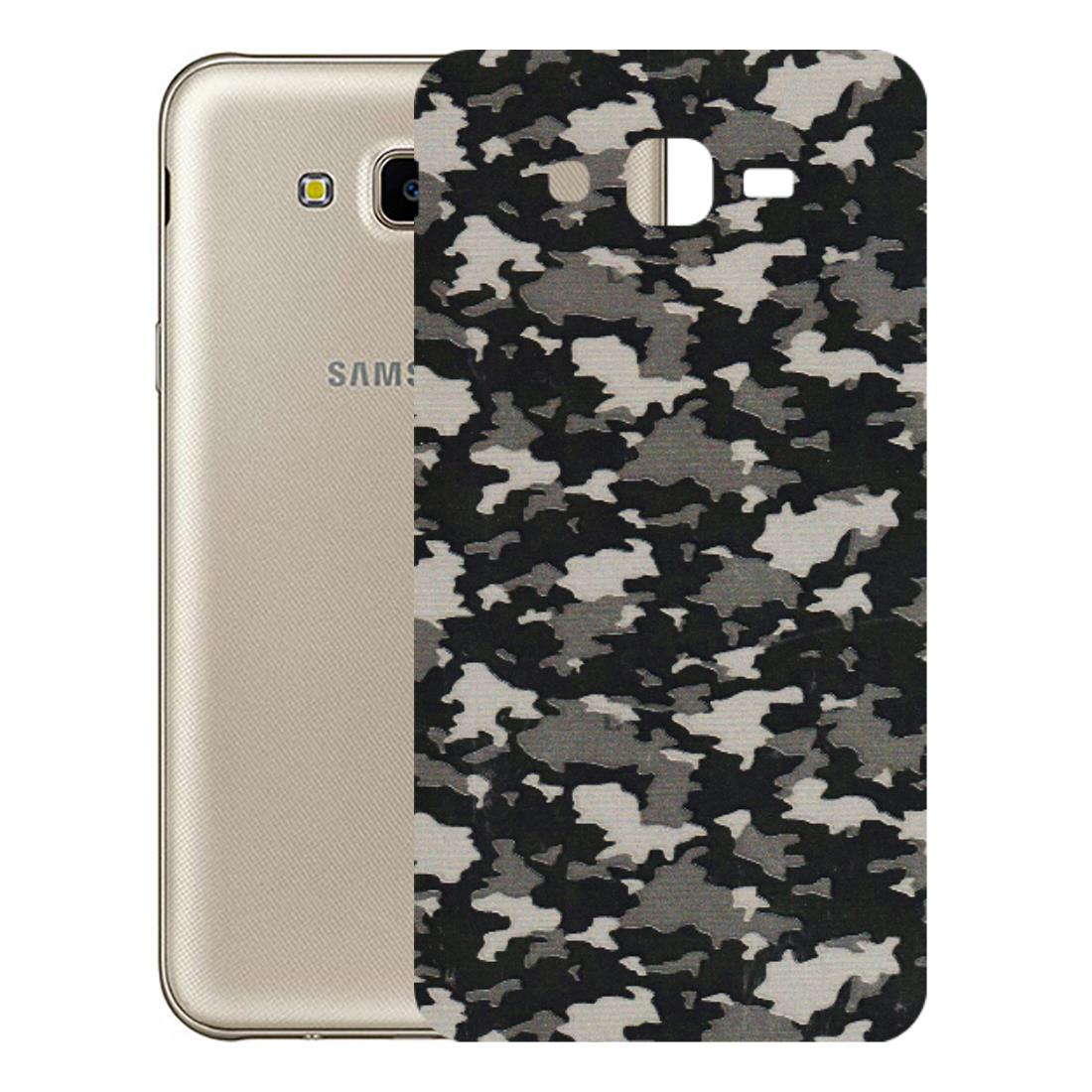 Samsung M/F/Note/Flip and C Phone Skins (All Models) - Black/Grey Camoflaunge - 3D Embossed Finish (L-142) Samsung Galaxy J7 Next