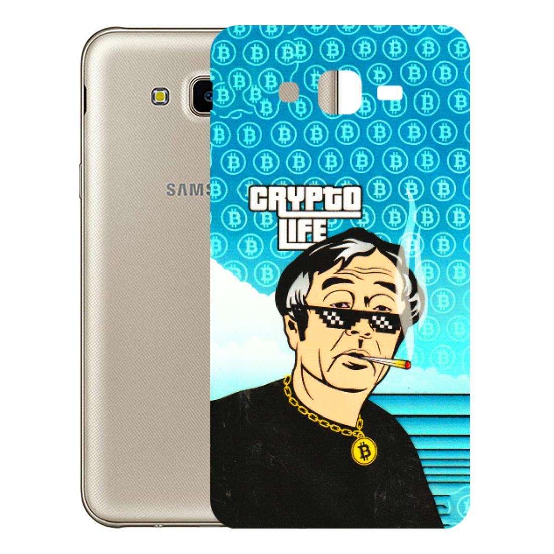 Samsung M/F/Note/Flip and C Phone Skins (All Models) - Crypto Thug Life - 3D Embossed Finish (L-179) Samsung Galaxy J7 Next