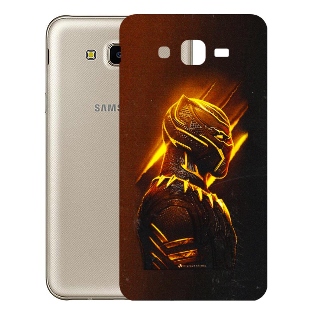 Samsung M/F/Note/Flip and C Phone Skins (All Models) - Gold Black Panther - 3D Embossed Finish (L-181) Samsung Galaxy J7 Next