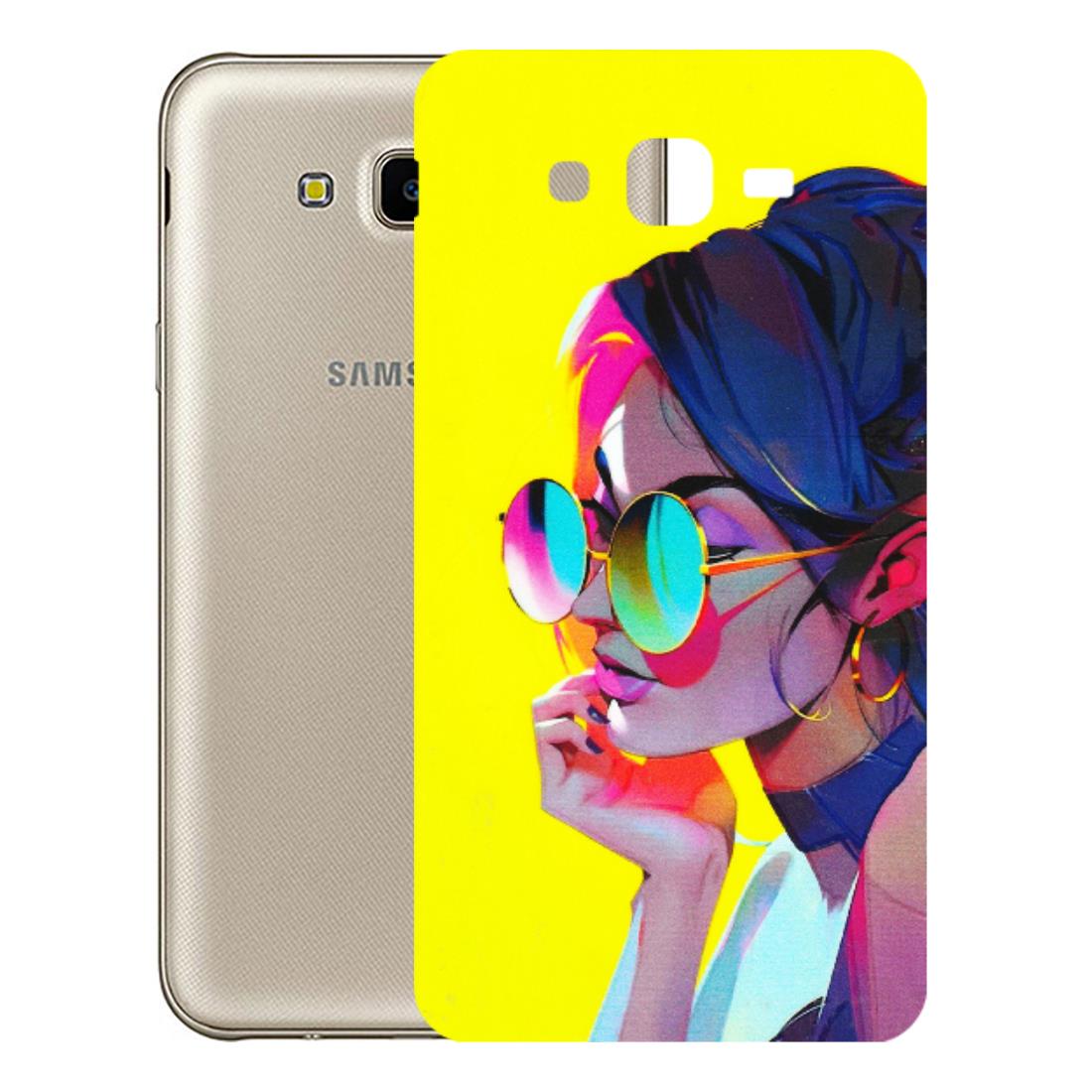 Samsung M/F/Note/Flip and C Phone Skins (All Models) - Bold Stylish Girl - 3D Embossed Finish (L-222) Samsung Galaxy J7 Next