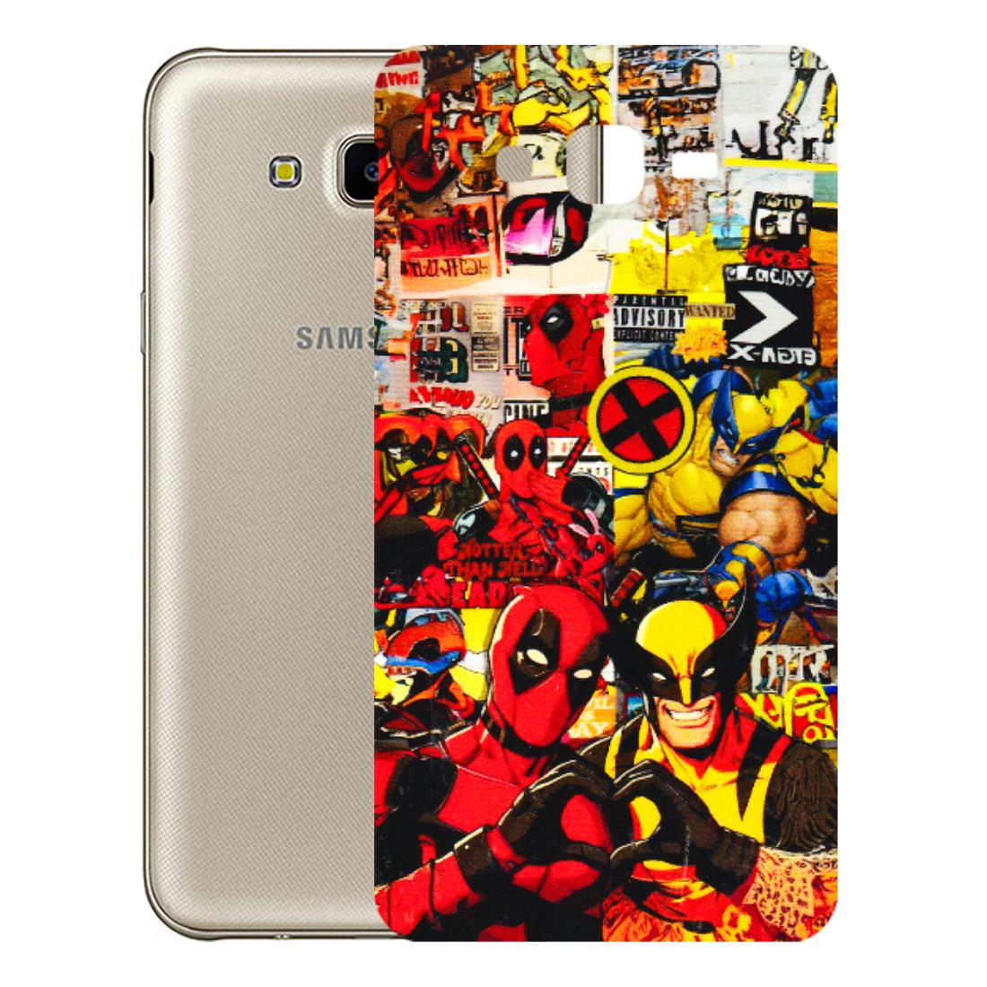 Samsung M/F/Note/Flip and C Phone Skins (All Models) - Spidy Wolverine - 3D Embossed Finish (L-310) Samsung Galaxy J7 Next
