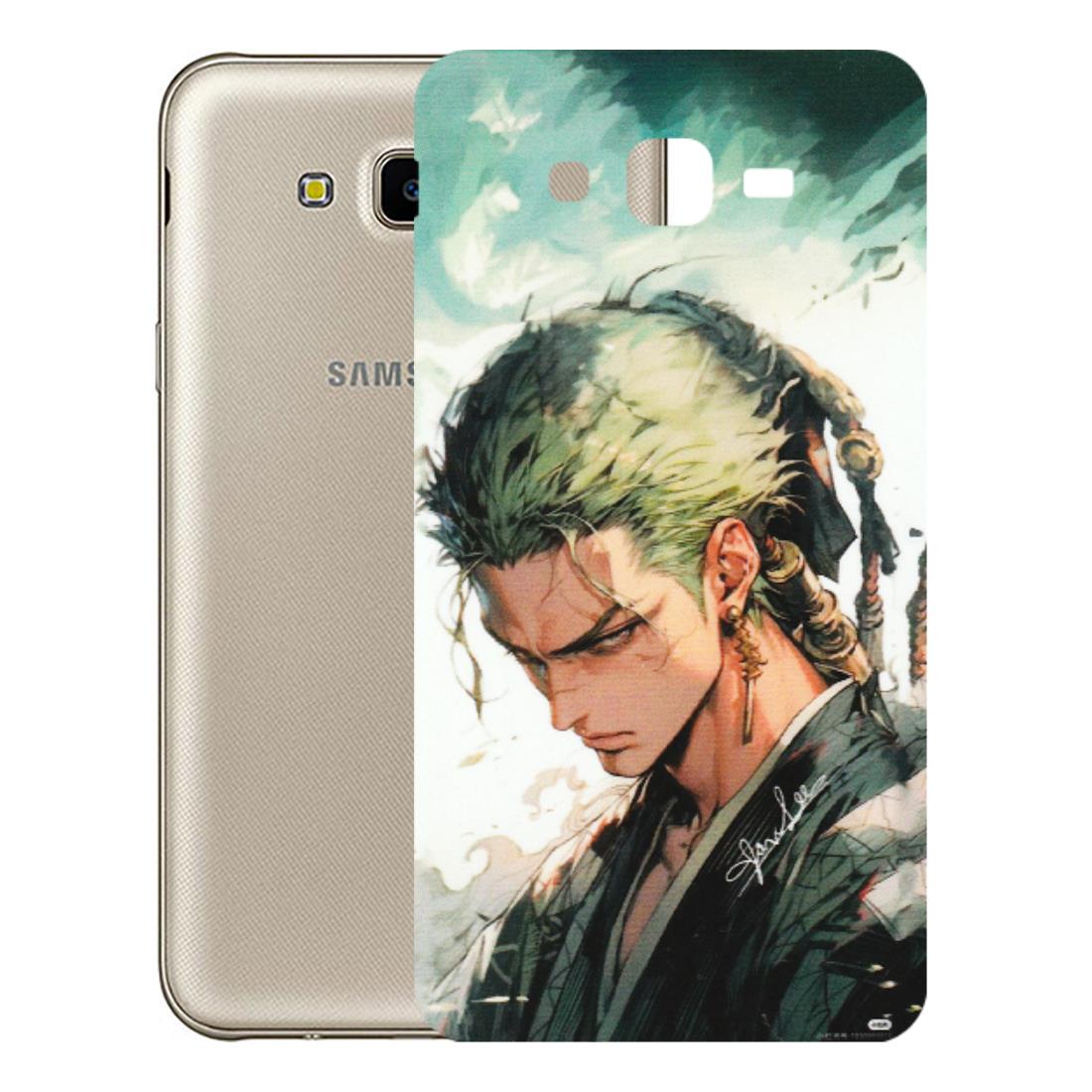 Samsung M/F/Note/Flip and C Phone Skins (All Models) - New Roronoa Zoro One Picece Anime - Matte Finish (M-140) Samsung Galaxy J7 Next