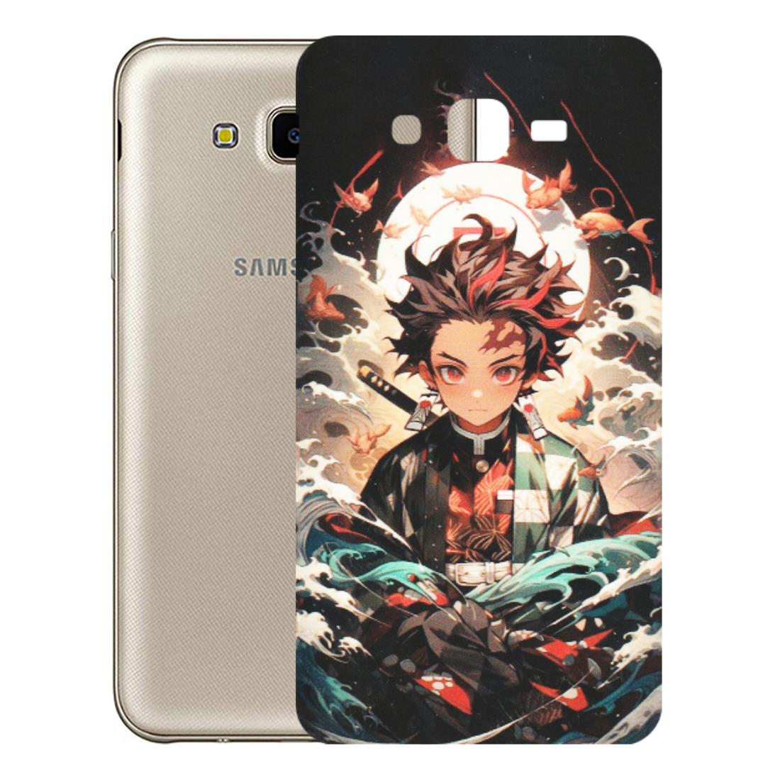 Samsung M/F/Note/Flip and C Phone Skins (All Models) - Tanjiro Demon Slayer Anime - Matte Finish (M-158) Samsung Galaxy J7 Next