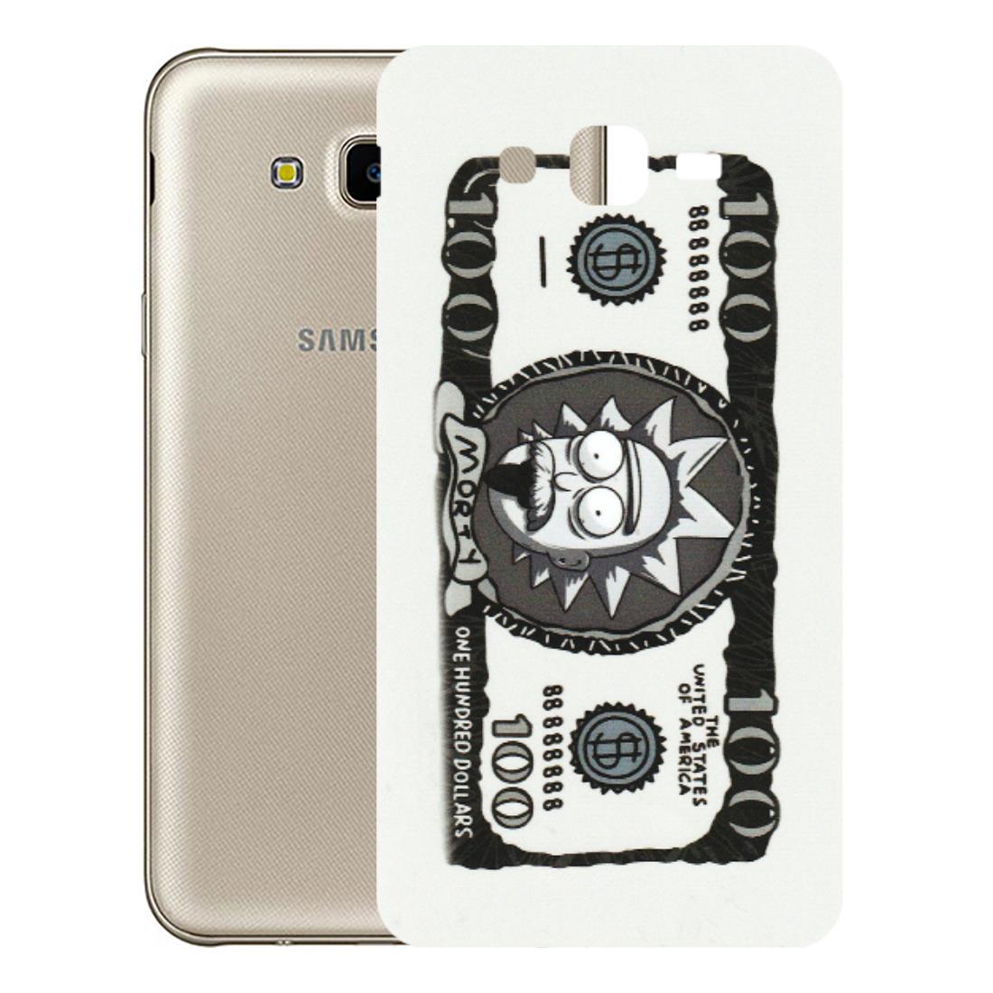 Samsung M/F/Note/Flip and C Phone Skins (All Models) - Rick And Morty Hundred Dollar Anime - Matte Finish (M-161) Samsung Galaxy J7 Next