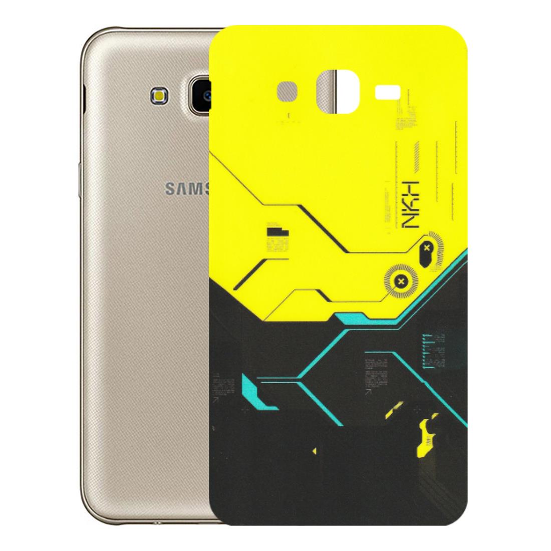 Samsung M/F/Note/Flip and C Phone Skins (All Models) - Black Yellow Technica - Matte Finish (M-53) Samsung Galaxy J7 Next