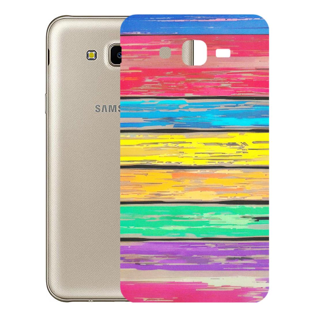 Samsung M/F/Note/Flip and C Phone Skins (All Models) - Multi Colour Wooden Wall - Matte Finish (M-96) Samsung Galaxy J7 Next