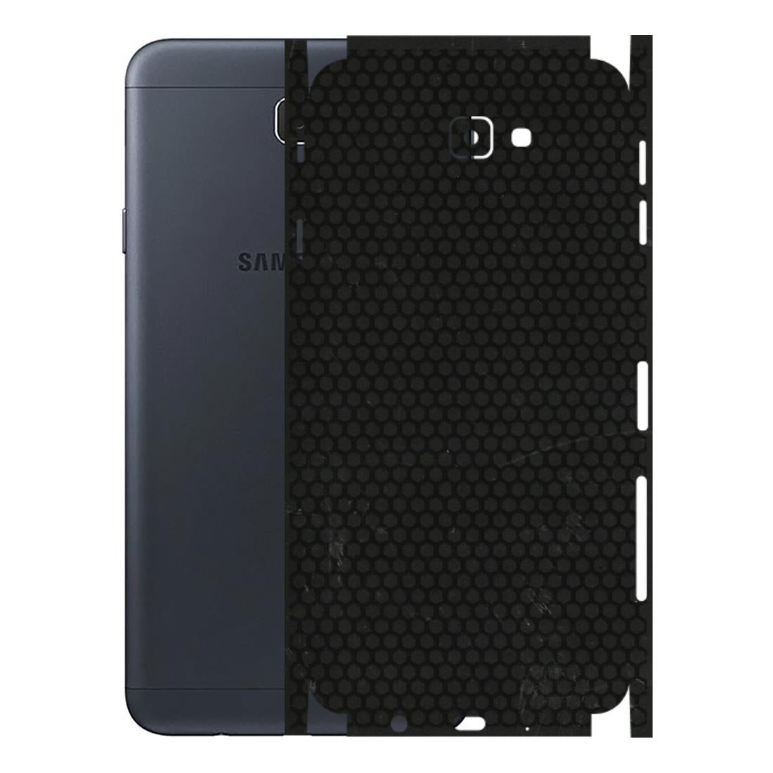 Samsung M/F/Note/Flip and C Phone Skins (All Models) - Black honeycomb - 3D Embossed Finish (L-114) Samsung Galaxy J7 Prime