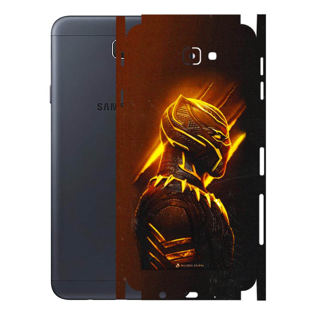 Samsung M/F/Note/Flip and C Phone Skins (All Models) - Gold Black Panther - 3D Embossed Finish (L-181) Samsung Galaxy J7 Prime