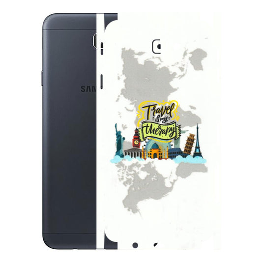 Samsung M/F/Note/Flip and C Phone Skins (All Models) - Travel Therapy - 3D Embossed Finish (L-199) Samsung Galaxy J7 Prime