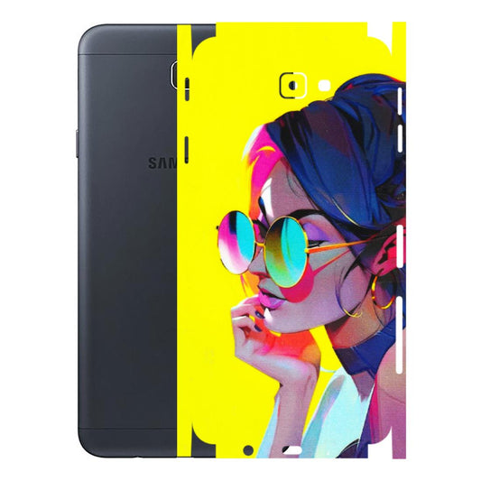 Samsung M/F/Note/Flip and C Phone Skins (All Models) - Bold Stylish Girl - 3D Embossed Finish (L-222) Samsung Galaxy J7 Prime