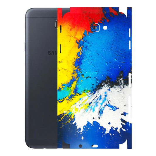 Samsung M/F/Note/Flip and C Phone Skins (All Models) - Acrylic Paint Spill - 3D Embossed Finish (L-229) Samsung Galaxy J7 Prime