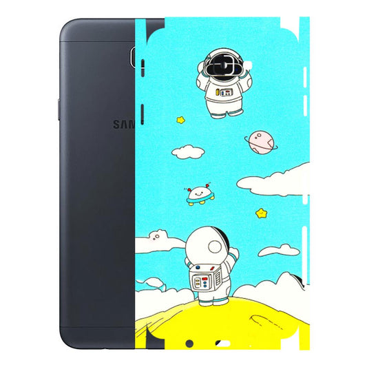 Samsung M/F/Note/Flip and C Phone Skins (All Models) - Blue Skies Astro Float - 3D Embossed Finish (L-230) Samsung Galaxy J7 Prime