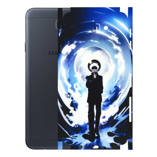 Samsung M/F/Note/Flip and C Phone Skins (All Models) - Satoru Gojo Dark Blue - 3D Embossed Finish (L-235) Samsung Galaxy J7 Prime