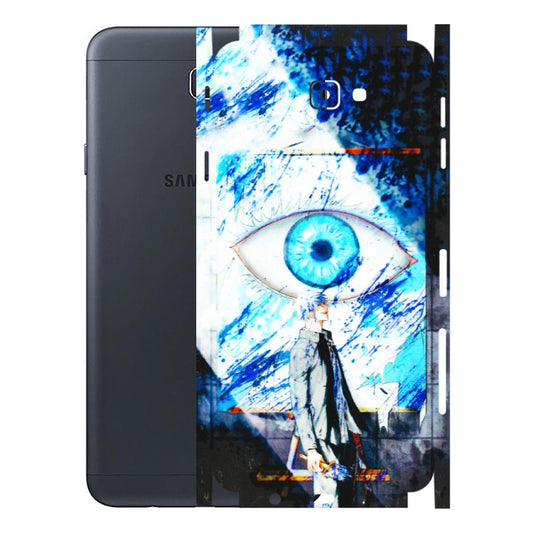 Samsung M/F/Note/Flip and C Phone Skins (All Models) - Gojo Satoru evil eye - 3D Embossed Finish (L-239) Samsung Galaxy J7 Prime