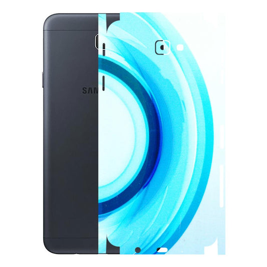 Samsung M/F/Note/Flip and C Phone Skins (All Models) - The Blue Curve - 3D Embossed Finish (L-244) Samsung Galaxy J7 Prime