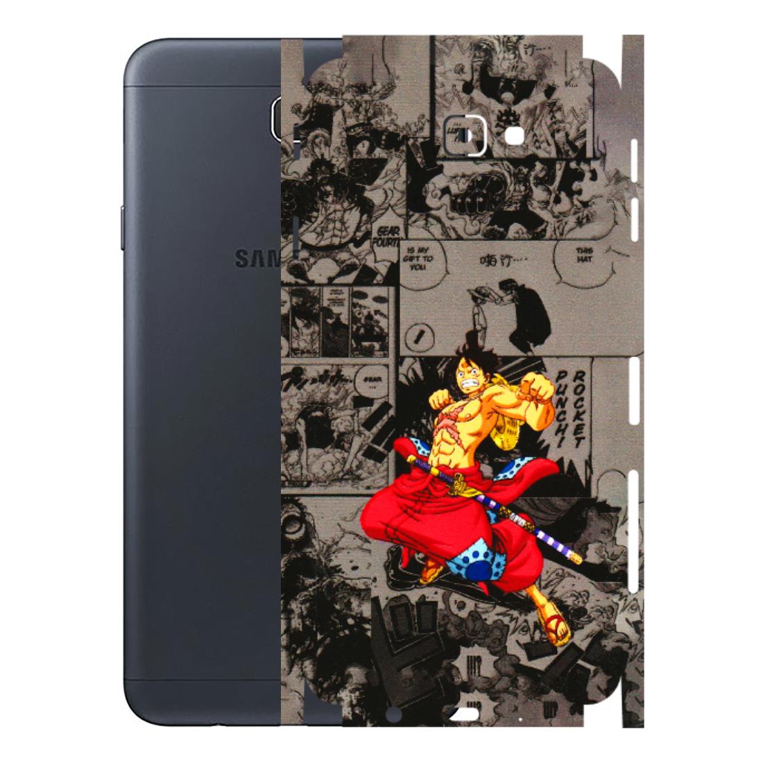Samsung M/F/Note/Flip and C Phone Skins (All Models) - One Piece Rocket Punch Manga - 3D Embossed Finish (L-25) Samsung Galaxy J7 Prime