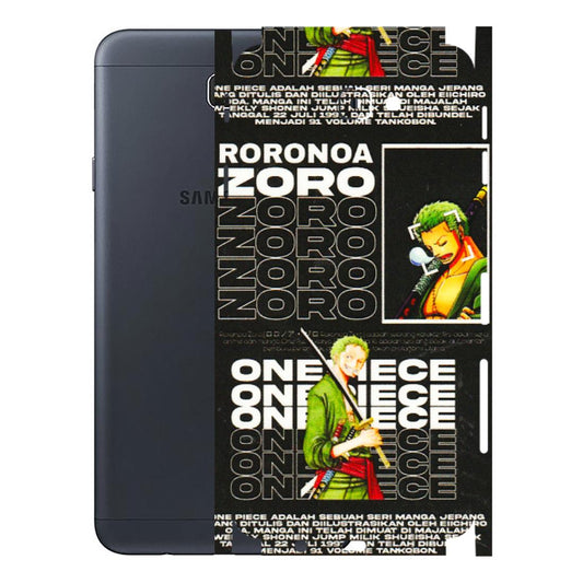 Samsung M/F/Note/Flip and C Phone Skins (All Models) - One Piece Zoro - 3D Embossed Finish (L-250) Samsung Galaxy J7 Prime