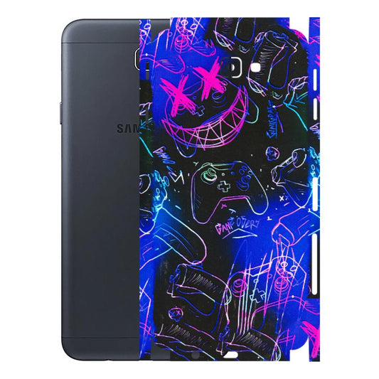 Samsung M/F/Note/Flip and C Phone Skins (All Models) - Gamers Paradise - 3D Embossed Finish (L-258) Samsung Galaxy J7 Prime