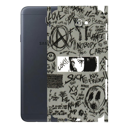 Samsung M/F/Note/Flip and C Phone Skins (All Models) - Never Have Love Anime - 3D Embossed Finish (L-260) Samsung Galaxy J7 Prime