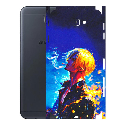 Samsung M/F/Note/Flip and C Phone Skins (All Models) - Sanji Vinsmoke One Piece - 3D Embossed Finish (L-319) Samsung Galaxy J7 Prime