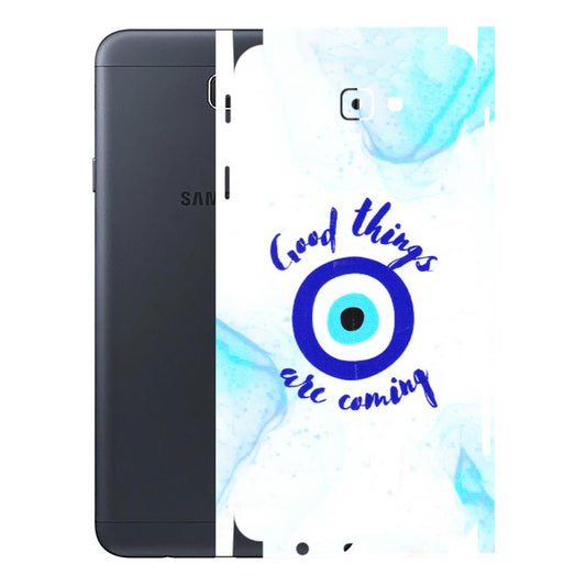 Samsung M/F/Note/Flip and C Phone Skins (All Models) - Evil Eye Good Things Are Coming - 3D Embossed Finish (L-322) Samsung Galaxy J7 Prime