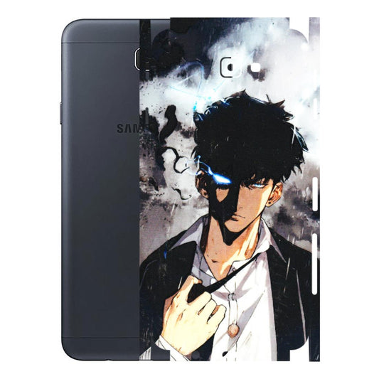 Samsung M/F/Note/Flip and C Phone Skins (All Models) - Sung Jinwoo Manhwa Anime - 3D Embossed Finish (L-328) Samsung Galaxy J7 Prime