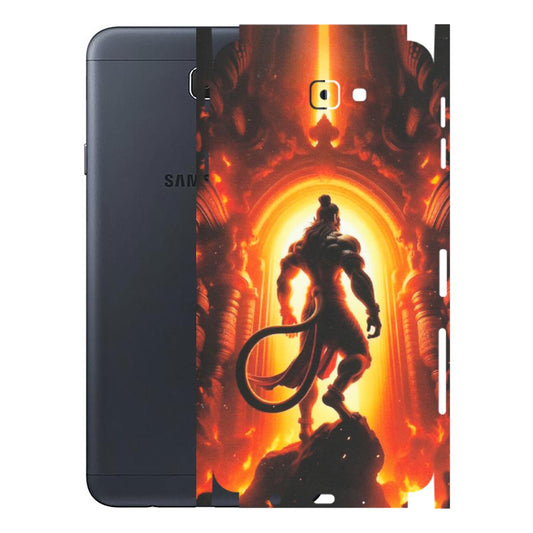 Samsung M/F/Note/Flip and C Phone Skins (All Models) - HanumanJi - Matte Finish (M-06) Samsung Galaxy J7 Prime