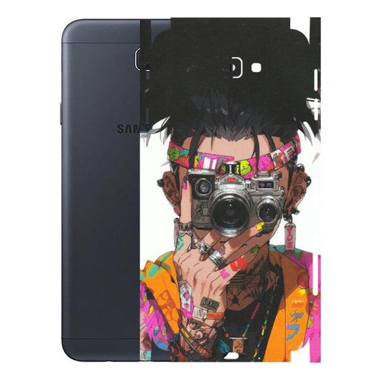 Samsung M/F/Note/Flip and C Phone Skins (All Models) - Camera Lover Girl - Matte Finish (M-09) Samsung Galaxy J7 Prime