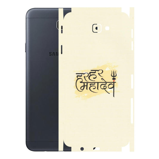Samsung M/F/Note/Flip and C Phone Skins (All Models) - Har Har Mahadev - Matte Finish (M-10) Samsung Galaxy J7 Prime