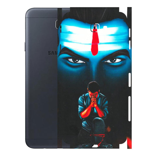 Samsung M/F/Note/Flip and C Phone Skins (All Models) - Mahakal Bhakt - Matte Finish (M-112) Samsung Galaxy J7 Prime