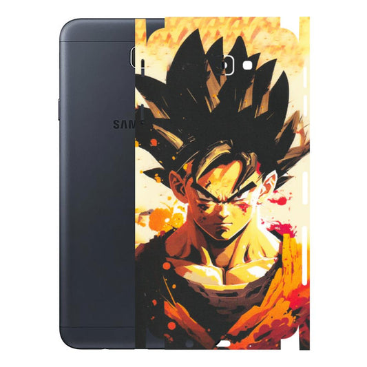 Samsung M/F/Note/Flip and C Phone Skins (All Models) - Angry Goku - Matte Finish (M-12) Samsung Galaxy J7 Prime