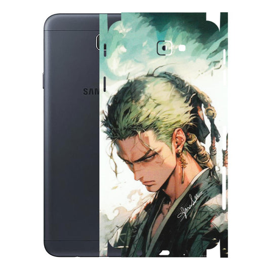 Samsung M/F/Note/Flip and C Phone Skins (All Models) - New Roronoa Zoro One Picece Anime - Matte Finish (M-140) Samsung Galaxy J7 Prime