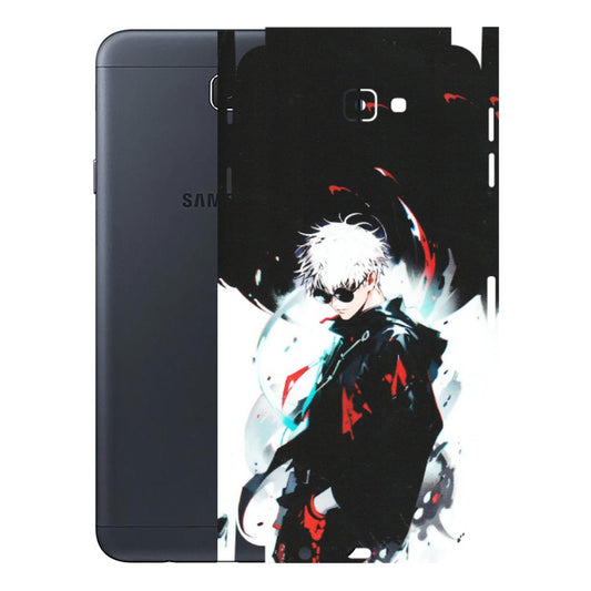 Samsung M/F/Note/Flip and C Phone Skins (All Models) - Gojo Powerful Charater Kaisen Anime - Matte Finish (M-144) Samsung Galaxy J7 Prime