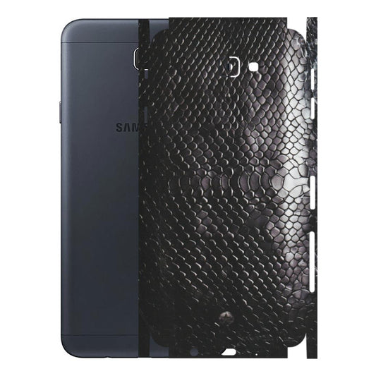 Samsung M/F/Note/Flip and C Phone Skins (All Models) - Black Snack Leather - Matte Finish (M-147) Samsung Galaxy J7 Prime