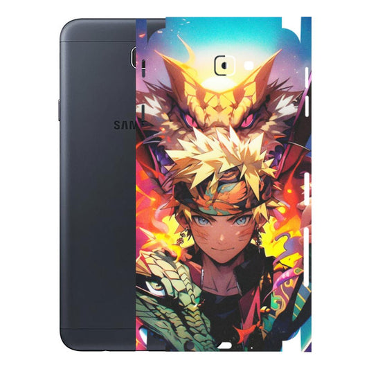Samsung M/F/Note/Flip and C Phone Skins (All Models) - Angry Naruto Anime - Matte Finish (M-148) Samsung Galaxy J7 Prime