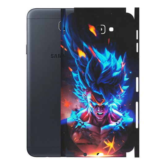 Samsung M/F/Note/Flip and C Phone Skins (All Models) - Angry Goku Dragon Ball Anime - Matte Finish (M-150) Samsung Galaxy J7 Prime