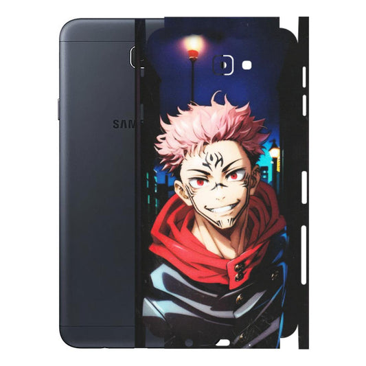 Samsung M/F/Note/Flip and C Phone Skins (All Models) - Yuji Itadori Funny Face Anime - Matte Finish (M-152) Samsung Galaxy J7 Prime
