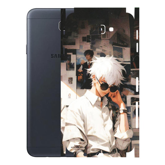 Samsung M/F/Note/Flip and C Phone Skins (All Models) - Gojo Satoru Jujustu Kaisen Anime - Matte Finish (M-156) Samsung Galaxy J7 Prime
