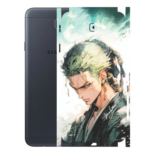 Samsung M/F/Note/Flip and C Phone Skins (All Models) - Pirate Hunter One Piece Anime - Matte Finish (M-157) Samsung Galaxy J7 Prime