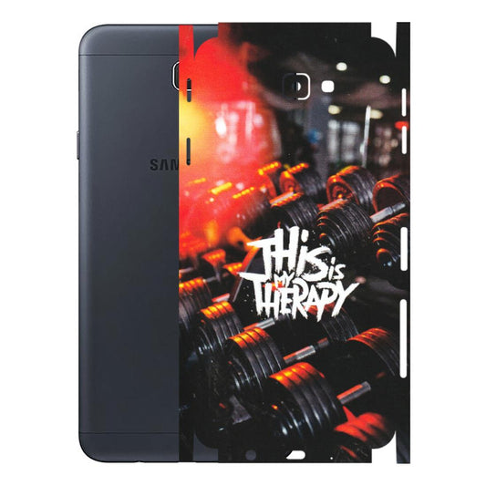 Samsung M/F/Note/Flip and C Phone Skins (All Models) - GYM Lover Therapy - Matte Finish (M-160) Samsung Galaxy J7 Prime