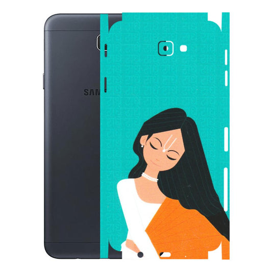 Samsung M/F/Note/Flip and C Phone Skins (All Models) - Radhe Radhe With Hindu Symbol - Matte Finish (M-164) Samsung Galaxy J7 Prime