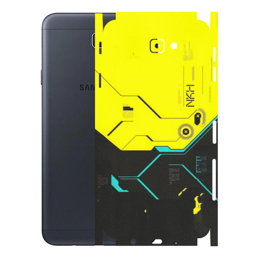 Samsung M/F/Note/Flip and C Phone Skins (All Models) - Black Yellow Technica - Matte Finish (M-53) Samsung Galaxy J7 Prime
