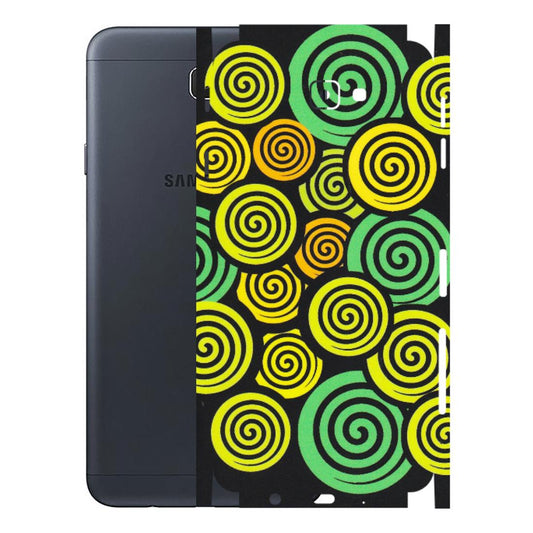 Samsung M/F/Note/Flip and C Phone Skins (All Models) - Crazy Spiral - Matte Finish (M-91) Samsung Galaxy J7 Prime